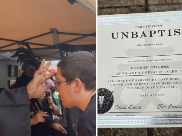 Templo Satánico se burla de los cristianos y ofrece por 10$ “desbautizar” a todos en EE.UU