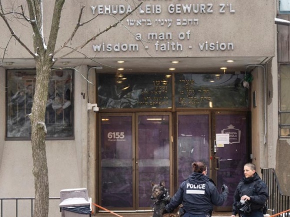 La policía canadiense dice dos escuelas judías fueron atacadas con disparos; no se reportaron heridos