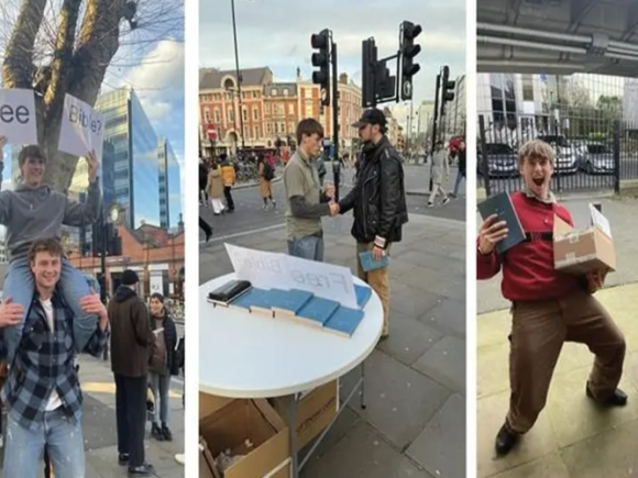 Jóvenes distribuyen miles de Biblias en el centro de Londres